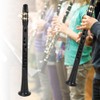 Portable Pocket Saxophone Practice Sax with Reed Bag Woodwind Instrument
