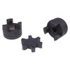 ZTUOAUMA 1/2'' to 7/8'' L075 Flexible 3-Piece L-Jaw Coupling Coupler