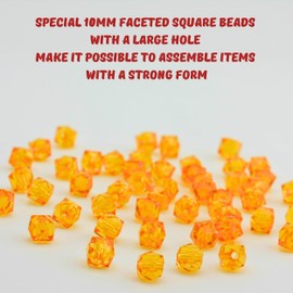 Arts and Crafts for Adults: Craft Supplies for Making Beaded Handbags. DIY Kits for Adults - Hobbies for Women, Teen Gifts. Bead Kit Art Supplies. Step-by-Step Video Tutorial. Orange