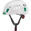 Climbing Technology Moon Helmet, Bianco/Verde Scuro, 50-61 cm