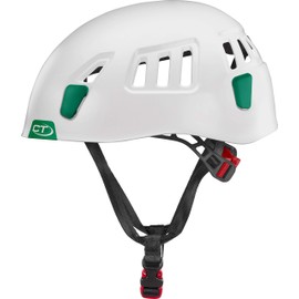 Climbing Technology Moon Helmet, Bianco/Verde Scuro, 50-61 cm