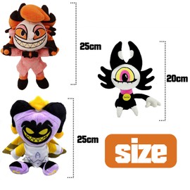 YongSral Hazbin Hotel Plush, Hazbin Hotel Plush Doll, Hazbin Plush Cuddly Toy, Hazbin Hotel Plushies Toy, Hazbin Hotel Plush Figure Doll, Hazbin Hotel Plush Toy, Gift for Boys and Girls (A)