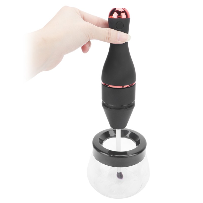 Electric Makeup Brush Cleaner Quick Dry Rechargeable Automatic Brush Cleaner