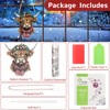 Christmas Diamond Art Hanging Kits for Adults, Cow Diamond Painting