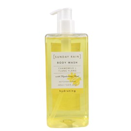 Sunday Rain Chamomile and Ylang Ylang Body Wash, Hydrating Shower Gel, Calming Relaxing, Vegan and Cruelty-Free, 440ml