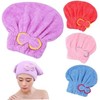 Toalla para el Cabello súper Absorbente Capa de Secado para