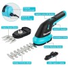 DURATECH 3.6V 2-in-1 Cordless Handheld Grass Trimmer & Hedge Shear