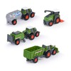 Dickie Toys Fendt Micro Team (9 cm) - Tractor Set