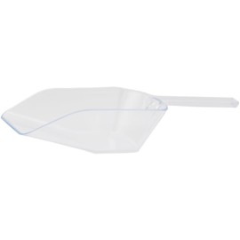 Set of 4 Clear Plastic Scoops in 2 Sizes - Features a Large and Medium Scoop - Great for Cereal, Candies, and Other Small Things! (4)