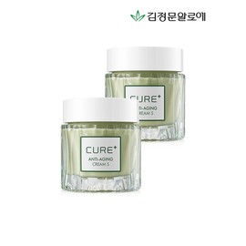 Kim Jeong-moon Aloe [Kim Jung Moon Aloe] Cure Anti-Aging Cream S 50g 2 Pieces / [김정문알로에]큐어 안티에이징 크림S 50g 2개