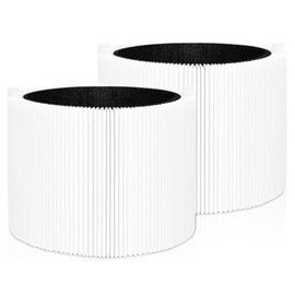 JISIZKY Replacement Air Filter 311i Max Compatible With Blueair Blue Pure 311i MAX F3MAX AIR Purifier,H13 True HEPA Activated Carbon Filter(2-Pack)