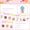 Yoyuspy 7th Birthday Decorations for Girls - 10PCS Sweet Sassy