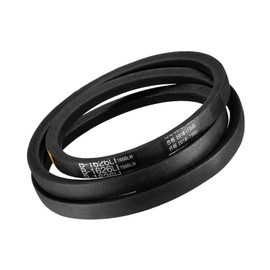 Kozelo B-1626/B64 V-Belts - [64" Inner Girth x 16mm Width x 11mm Thickness] B-Section Rubber Drive Belt for Power Transmission Use, Black