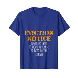 EVICTION NOTICE Shirt Funny Pregnancy Baby Announcement Gift T-Shirt