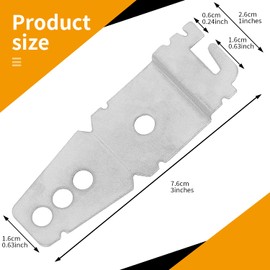 Dishwasher Bracket Replacement - Whirlpool -Compatible - Compare to 8269145 / WP8269145 - whirlpool dishwasher mounting bracket 2 pieces