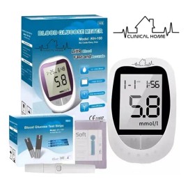 Glucometro Digital Ivd Con 50 Tiras Y 50 Lancetas + Oximetro