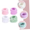 MAGICLULU 4pairs Plush Spa Wash Bands Wrist Towels for Face