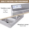 HALLY Stainless Steel Sink for Washing with Faucet, NSF Commercial