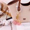 Llavero de cerezo, accesorio para cartera, regalo para mujer