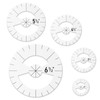 5 PCS Circle Template Quilting Rulers Set, 5 Sizes Sewing