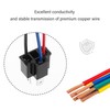 Stacool 2PCS H4 Headlight Connector with 3-Way Headlight Wiring Harness,Female