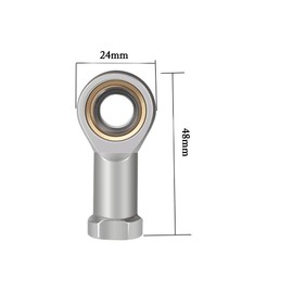 Smartsails SI8T / K, PHS8A Aperture 8mm Metric Self-Lubricating Rod End Joint Bearing Female Thread Right Hand (2 Pieces)