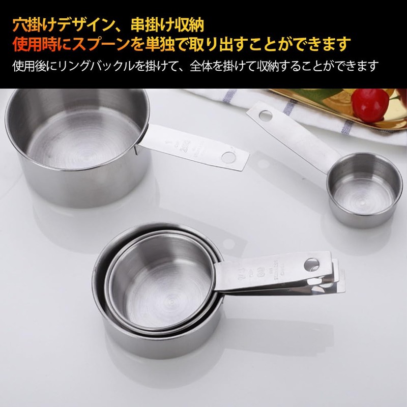 5-Piece Measuring Cup Set, Measuring Spoon, Measuring Cup, Baking Tool,