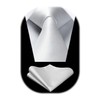 Enlision Solid Men's Wedding Ties and Pocket Square Set Plain