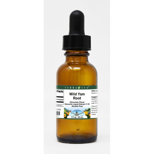 Wild Yam Root Glycerite Liquid Extract (1:5) - Chocolate Flavored
