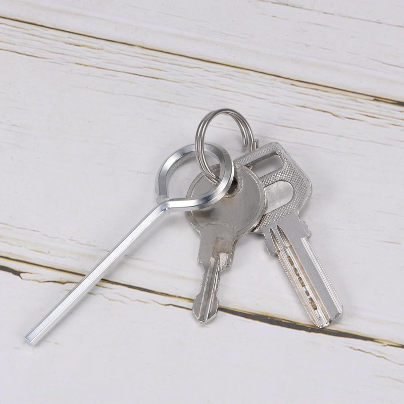 HARFINGTON 6pcs Dogging Hex Key Wrench 5/64" SAE Metal Dog