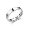 Stackable Stainless Steel High Polished Wedding Band Classical Ring (Black,