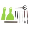 12 Pcs Vinyl Weeding Tools Set Scissors Tweezers Ruler Shovel