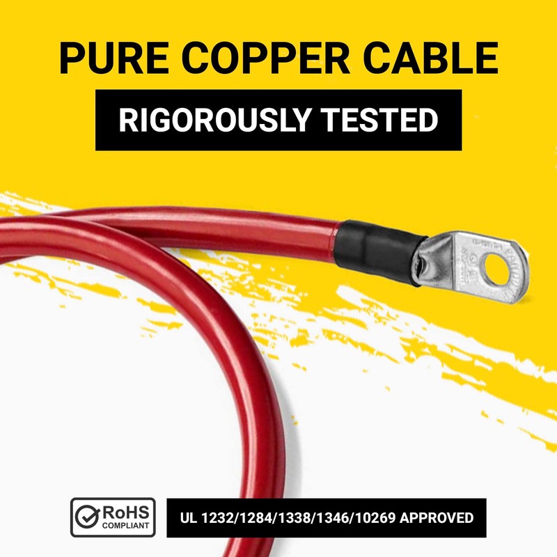 Spartan Power Battery Cable 4 Foot 4 Gauge AWG Wire