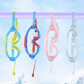 Mezere Swimming Goggles Kids 6-14 Girls Swimming Goggles for Kids Swim Goggles 2 Pack Wide Vision Childrens Goggle for Boys,No Leaking, Anti Fog, UV Protection Nose Clip & Earplugs