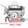 ZAMDOE Carburetor Kit for Husqvarna 122LDX 122C 122LK Strimmer 2