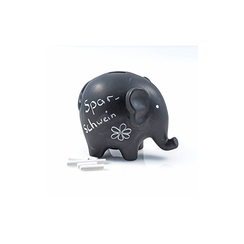Elephant Money Box with Chalk