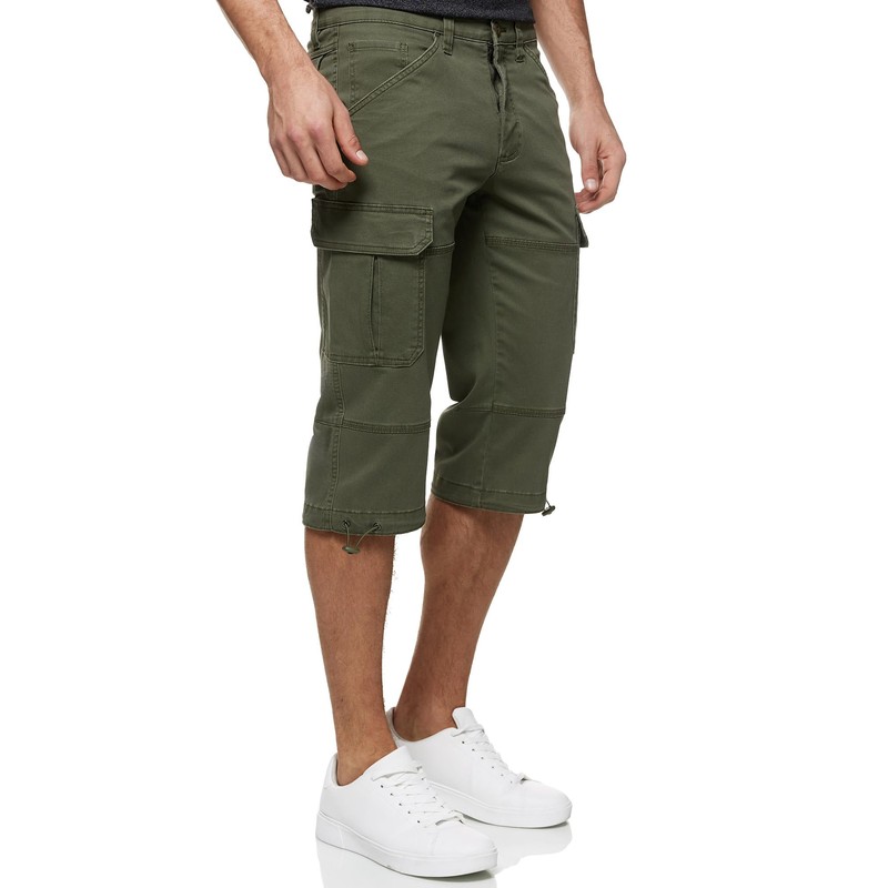 Indicode Men's INStevie 3/4 Cargo Shorts with 6 Pockets |