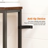 SUPERJARE 70 Inch Console Table with Outlet, Sofa Table with