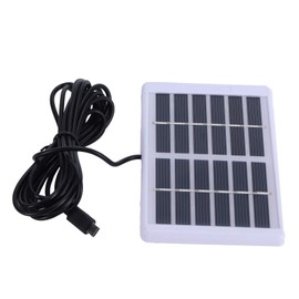 Walfront Cargador de Panel Solar de 1.2W 6V Mini Puerto USB Placa de Módulo de Carga Solar de Silicio Policristalino, Paneles Solares