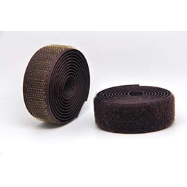 Brown 50mm Sew-on Hook & Loop Tape Alfatex® Brand supplied by the Velcro Companies - Various Lengths (Length: 1m)