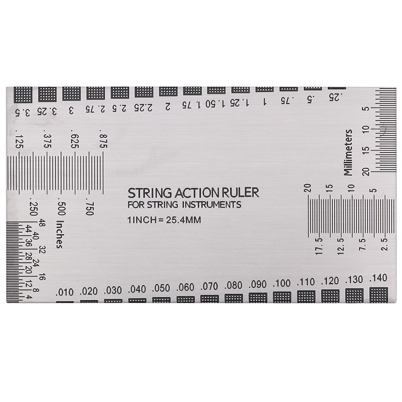 Guitar Tool Set Including Sander Radius Gauge String Action Ruler