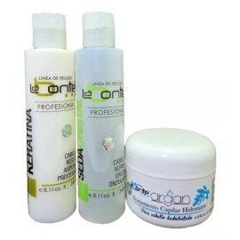 Labonté La Bonté Keratina 240ml + Seda 240ml + Mascarilla Argán 250g