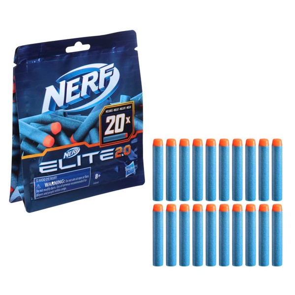 Nerf Elite 2.0 20-Dart Refill Pack, Christmas Stocking Stuffers -