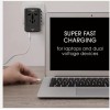 Conair Travel Smart Quick Charge All-in-One Adapter 4 USB-A ports