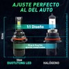 Focos LED 9007 HB5 para Auto, 30000LM 200W 6000K 600%