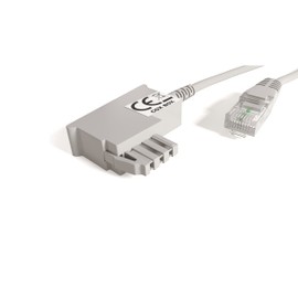 COXBOX 8 m DSL Kabel Fritzbox, Speedport, Easybox - TAE Kabel RJ45 grau - VDSL ADSL WLAN Router-Kabel mit Twisted Pair für eine zuverlässige Verbindung