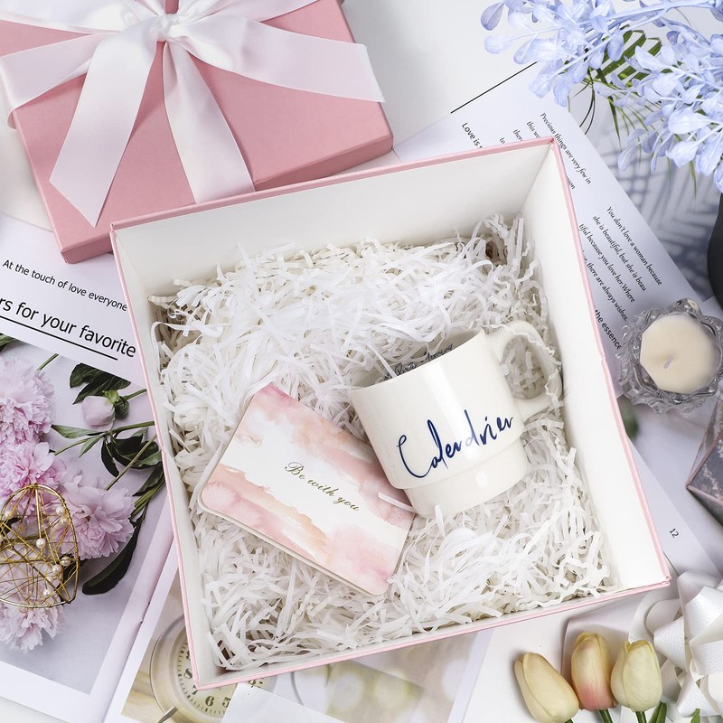 RUSPEPA Medium Birthday Gift Box with Lids, Ribbon and Tissue