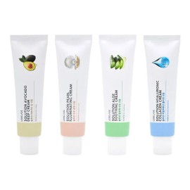 Crema Facial Premium Coreanas, Antiarrugas Y Aclarante (4pz) Tipo De Piel Todo Tipo De Piel