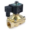 U.S. Solid 3/4" Brass Solenoid Valve -110V 120V AC, Normally
