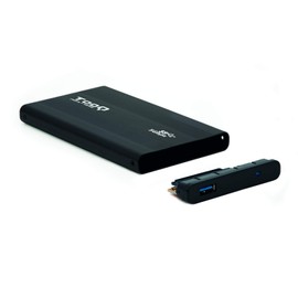 Das TQE-2524B 2,5-Zoll-Modell wurde für SATA-Festplatten bis zu 9,5 mm entwickelt und verfügt über USB 3.0 für schnelle Übertragungen. Das Elegante Schwarze Design ist ideal für mehr Speicherplatz